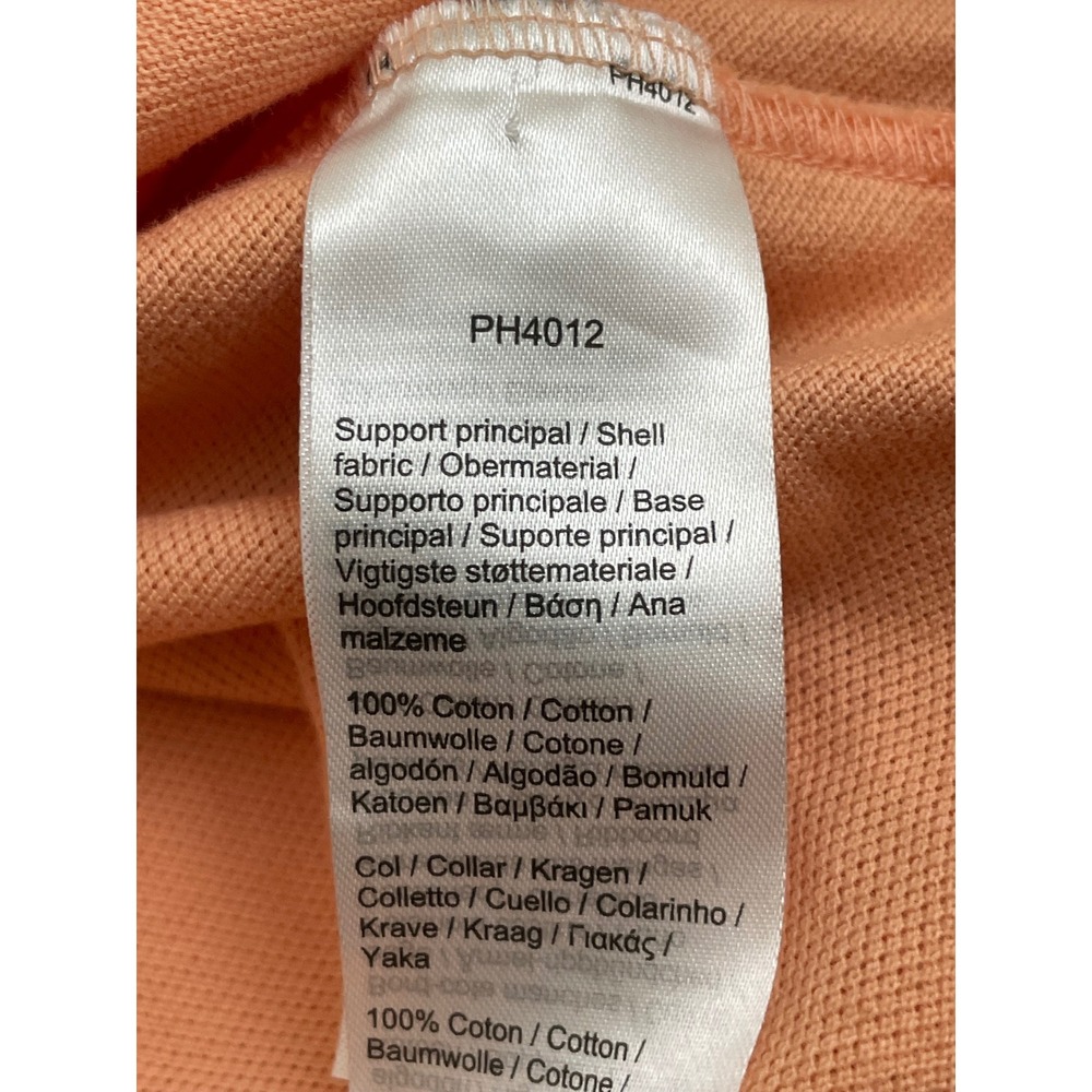 Lacoste Polo Shirt Mens XXL Peach Slim Fit Cotton Pique Golf Preppy PH4012 - Picture 5 of 8
